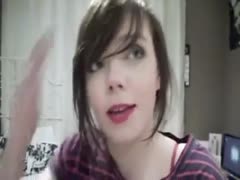This legal-age adolescent honey cam footage featuring a brunette with hair is for freaks.